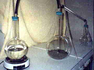 Home Distillation equipment with mother flask in the middle