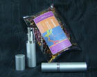 Amoretto™ Parfum Mist, 7.5 ml in brushed silver atomizer