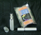 Jazzmint™ Natural Parfum Spray, 7.5 ml in brushed silver atomizer