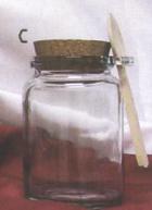 Jar, Cuchara, flint glass, 500 ml, 5.25 