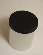 Jar, Straight Sided, Plastic, Translucent, HDPE 4 oz. with lid