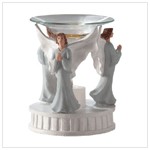 Diffuser, Tea Light, Praying Angels, Alabastrite-Glass