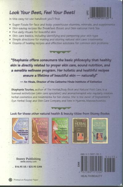 Naturally Healthy Skin by Stephanie Tourles Back Cover