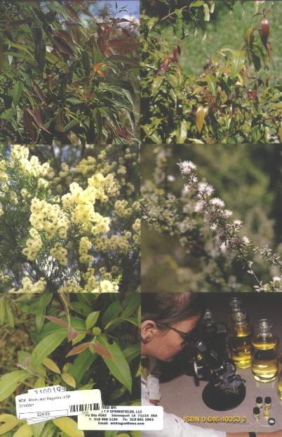 Bush Sense, Australian Essential Oils & Aromatic Compounds Back Cover